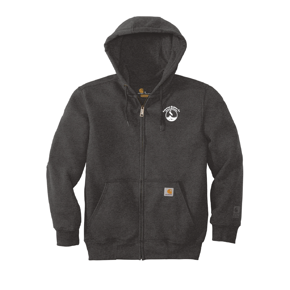 IBI404. Carhartt Rain Defender Paxton Heavyweight Hooded Zip-Front Sweatshirt