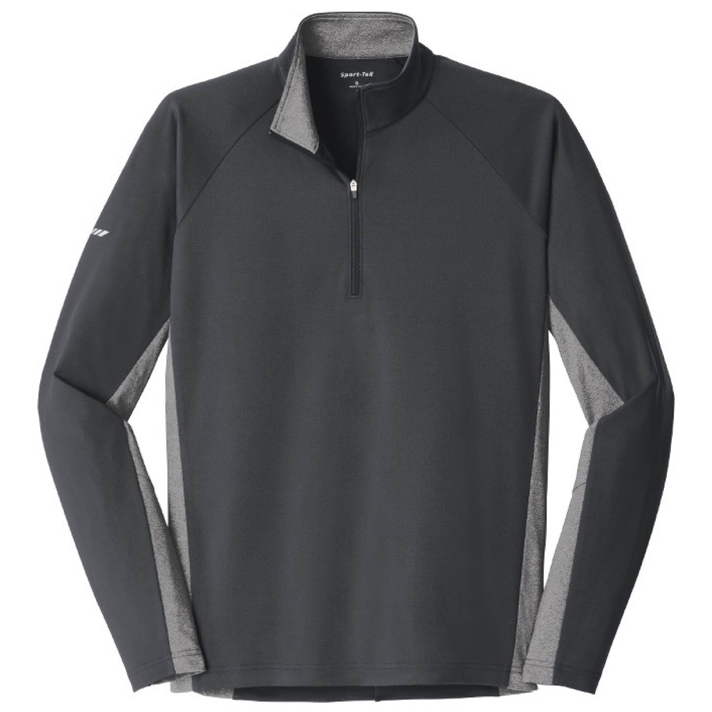 IBI213. Men’s Sport-Tek Sport-Wick Stretch Contrast 1/2-Zip Pullover