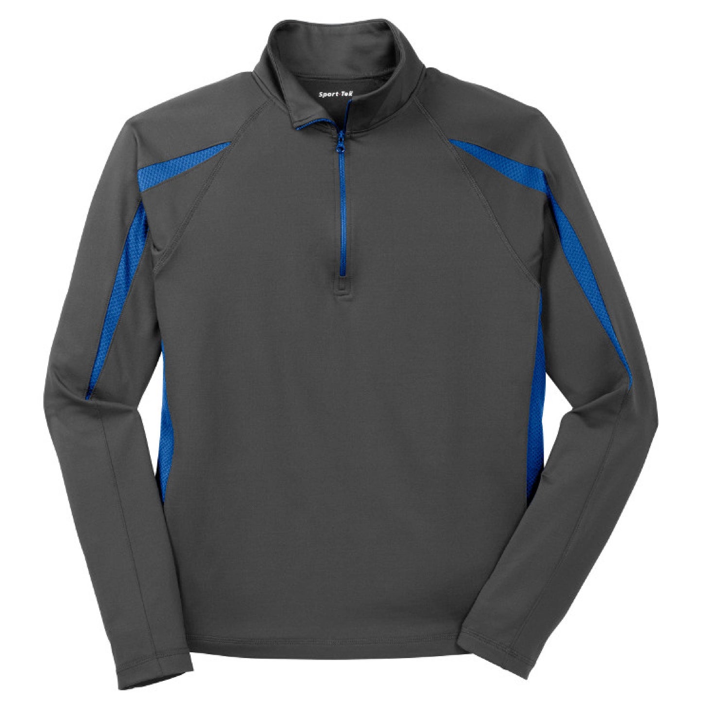 MPM106. Sport-Tek® Stretch 1/2-Zip Colorblock Pullover