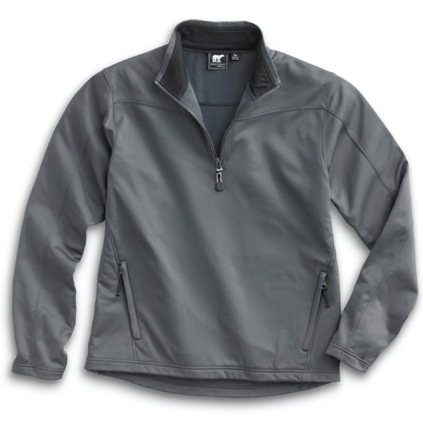 RDOT238. White Bear 1/4-Zip Performance Pullover