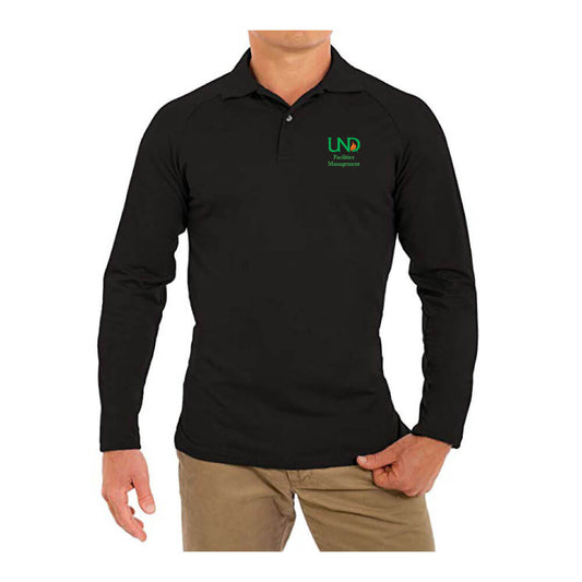 UNDFMS. Perfect Slim Fit Long Sleeve Soft Fitted Polo