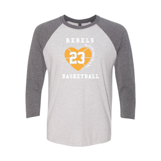 DGF. Unisex ¾ Sleeve Raglan