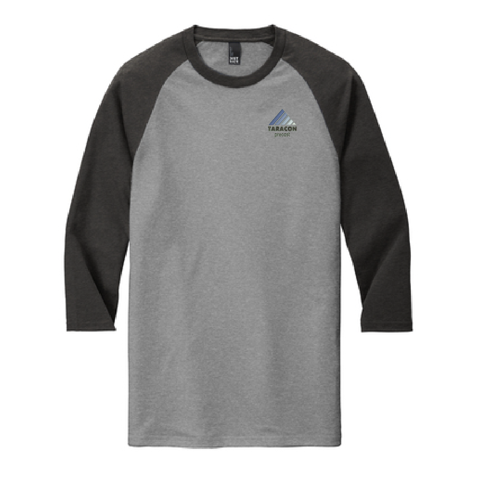 TRCN311. District ® Perfect Tri ® 3/4-Sleeve Raglan