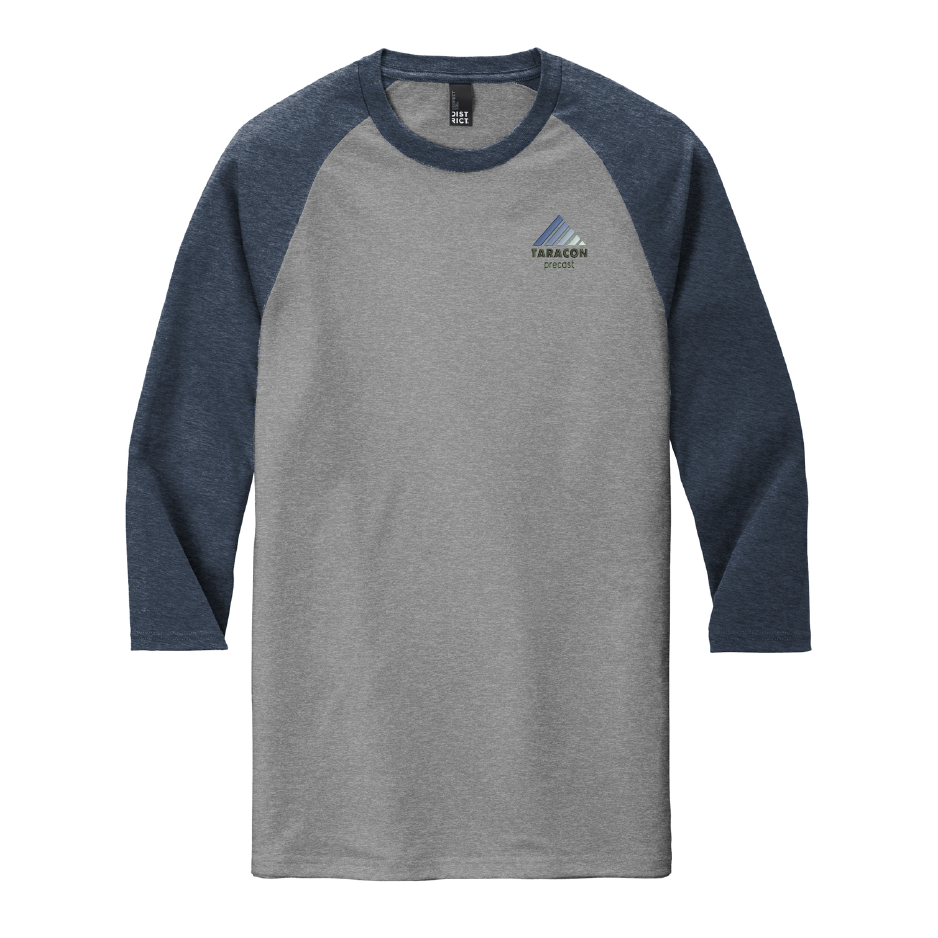 TRCN311. District ® Perfect Tri ® 3/4-Sleeve Raglan
