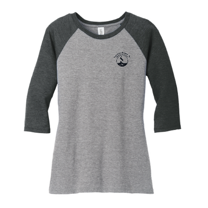 IBI117. District ® Women’s Perfect Tri ® 3/4-Sleeve Raglan