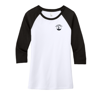 IBI117. District ® Women’s Perfect Tri ® 3/4-Sleeve Raglan