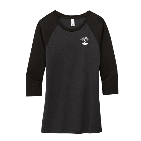 IBI117. District ® Women’s Perfect Tri ® 3/4-Sleeve Raglan