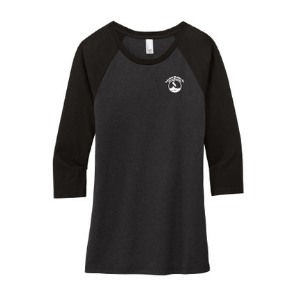 IBI117. District ® Women’s Perfect Tri ® 3/4-Sleeve Raglan