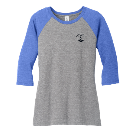 IBI117. District ® Women’s Perfect Tri ® 3/4-Sleeve Raglan