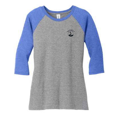 IBI117. District ® Women’s Perfect Tri ® 3/4-Sleeve Raglan