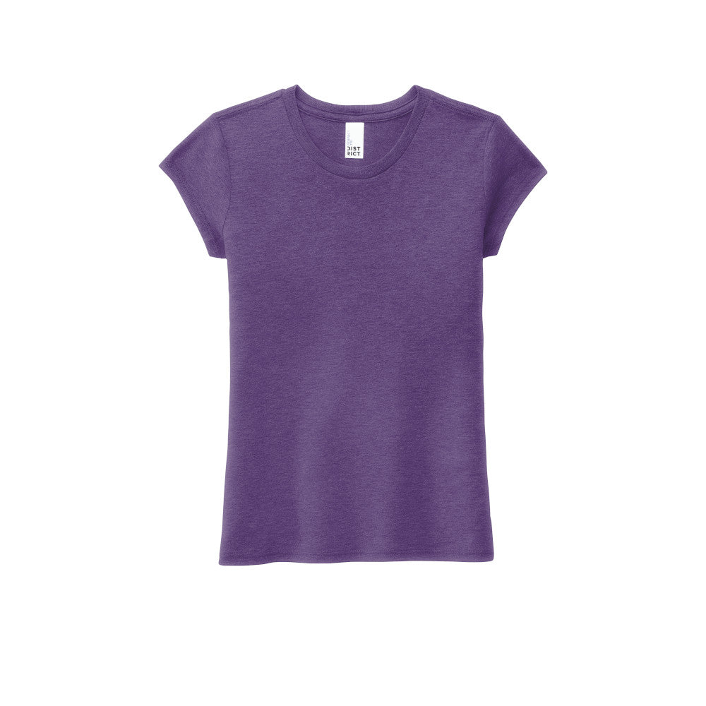 LL402. District® Youth Girl's Perfect Tri® Tee