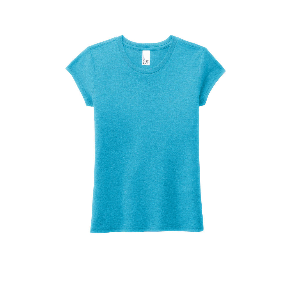 LL402. District® Youth Girl's Perfect Tri® Tee