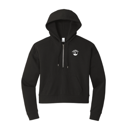 IBI115. District® Women’s Perfect Tri® Fleece 1/2-Zip Pullover