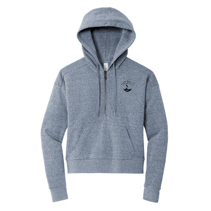 IBI115. District® Women’s Perfect Tri® Fleece 1/2-Zip Pullover