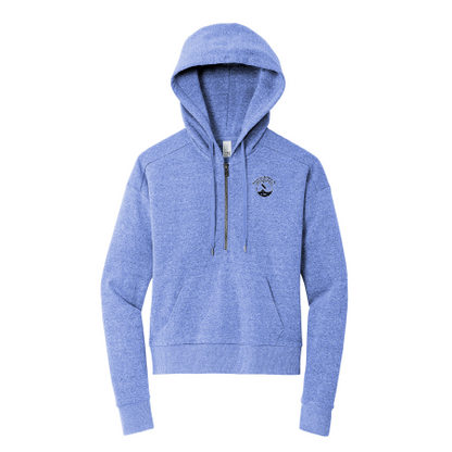 IBI115. District® Women’s Perfect Tri® Fleece 1/2-Zip Pullover