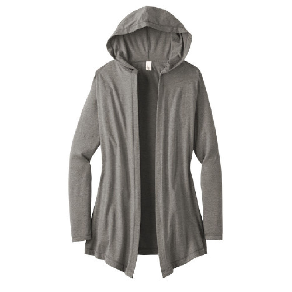 WYS102. District® Women's Perfect Tri® Hooded Cardigan
