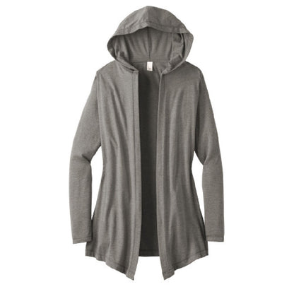 WYS102. District® Women's Perfect Tri® Hooded Cardigan