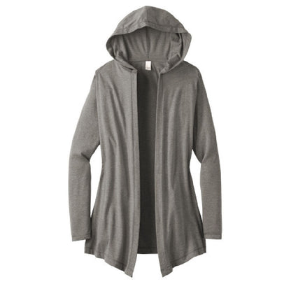 TRCN102. District® Women's Perfect Tri® Hooded Cardigan