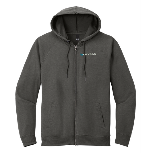 WYS230. District® Featherweight French Terry™ Full-Zip Hoodie