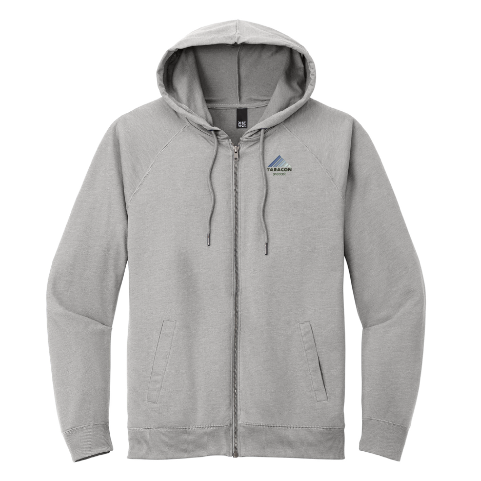 TRCN230. District® Featherweight French Terry™ Full-Zip Hoodie