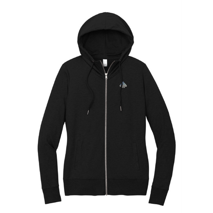 TRCN121. District Women's Feathweight Full-Zip Hoodie