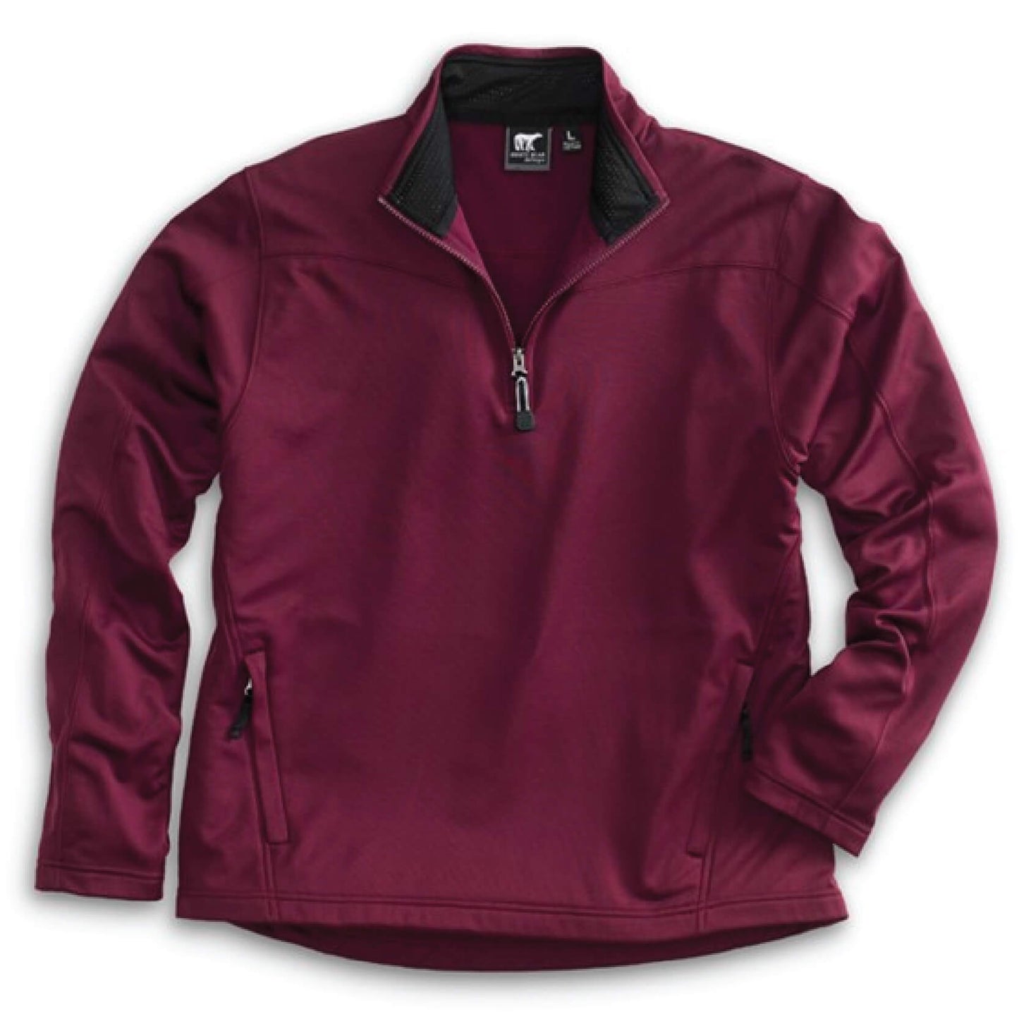 AS207T. Men's Tall White Bear 1/4-Zip Performance Pullover