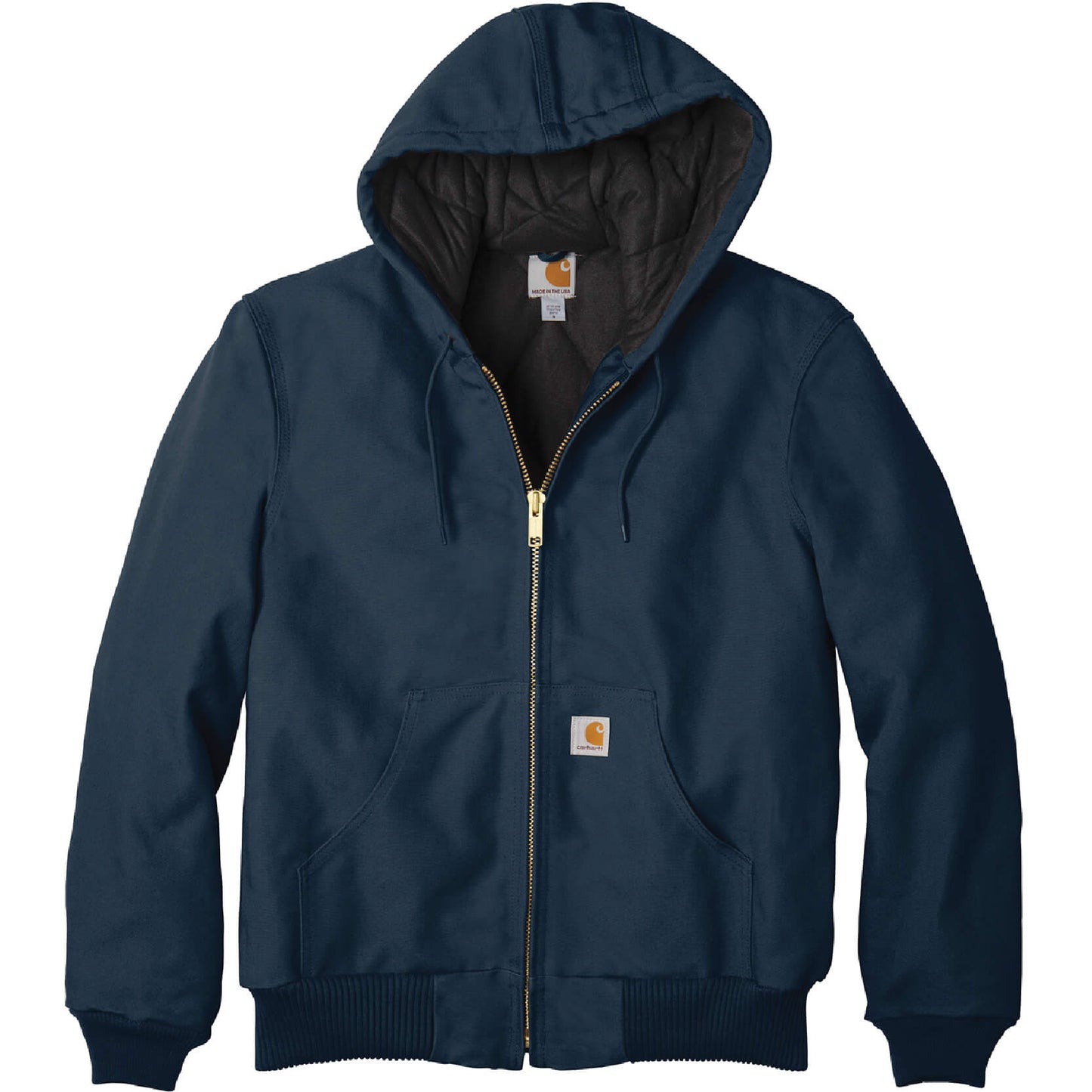 RDOT241. Carhartt® Quilted-Flannel-Lined Duck Active Jacket