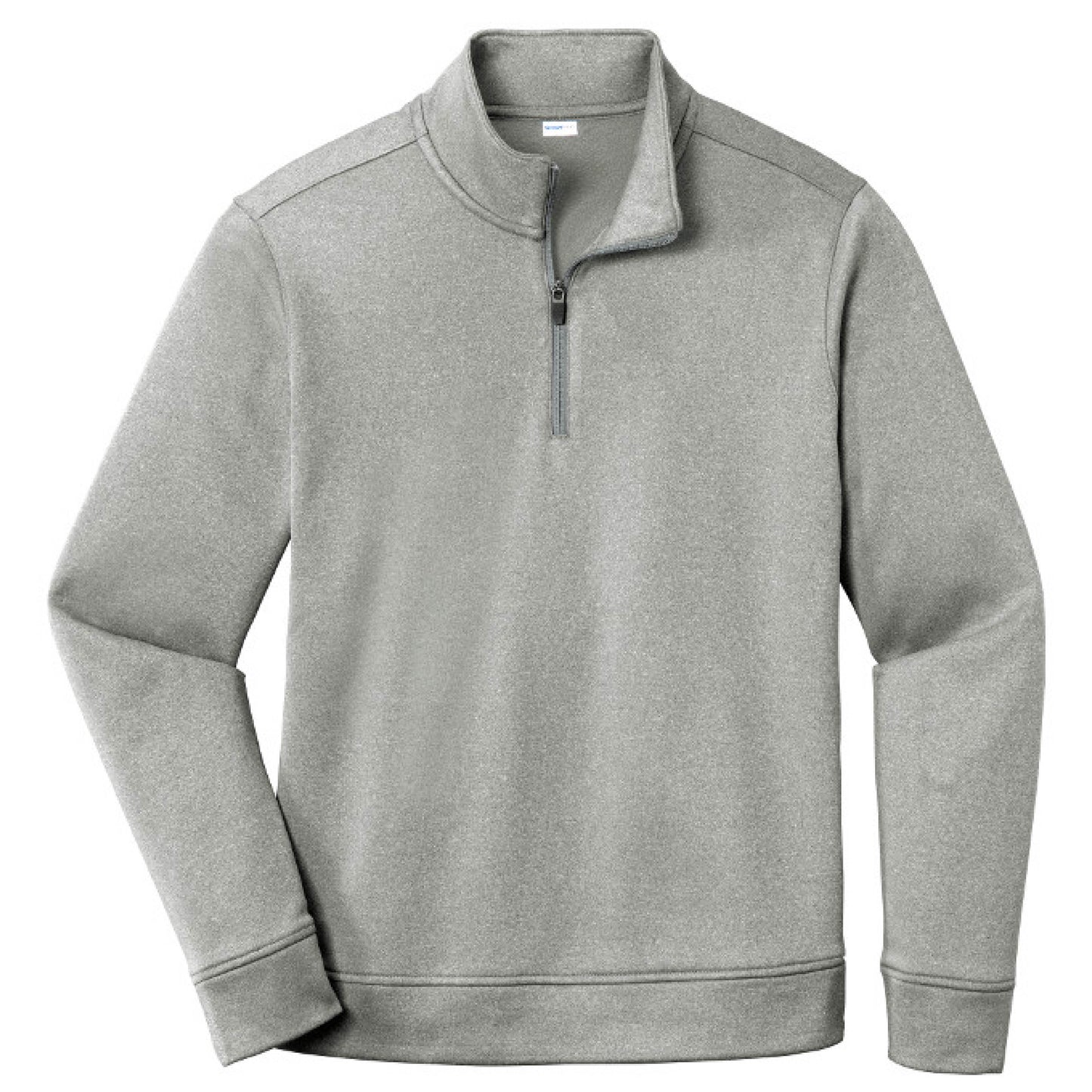 MPM107. PosiCharge® Heather Fleece 1/4-Zip Pullover