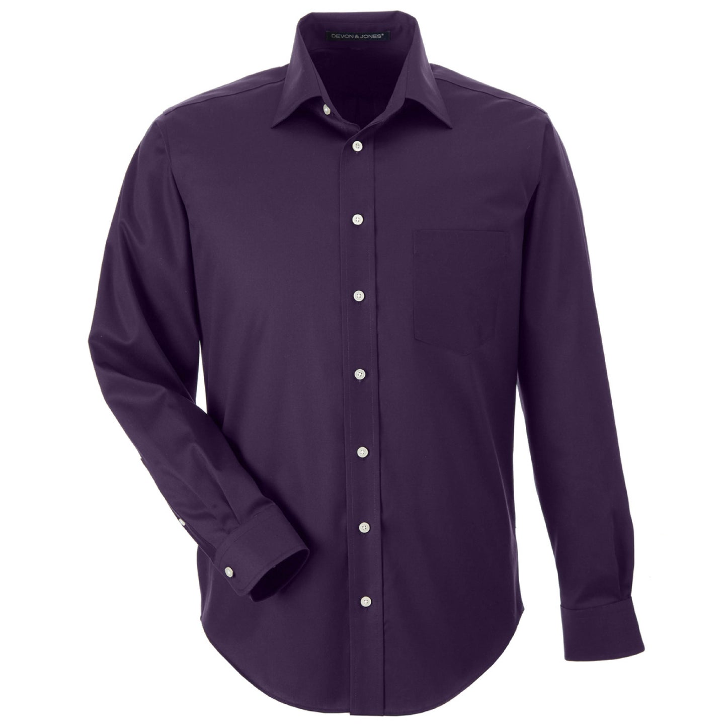 SDX218. Men’s Solid Stretch Twill Dress Shirt