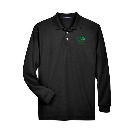 UNDFMS. Devon & Jones Pima Piqué Long Sleeve Polo