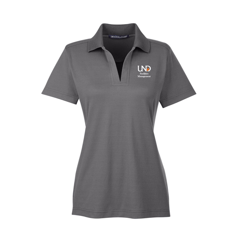 UNDFMS. Devon & Jones Performance™ Ladies' Plaited Polo