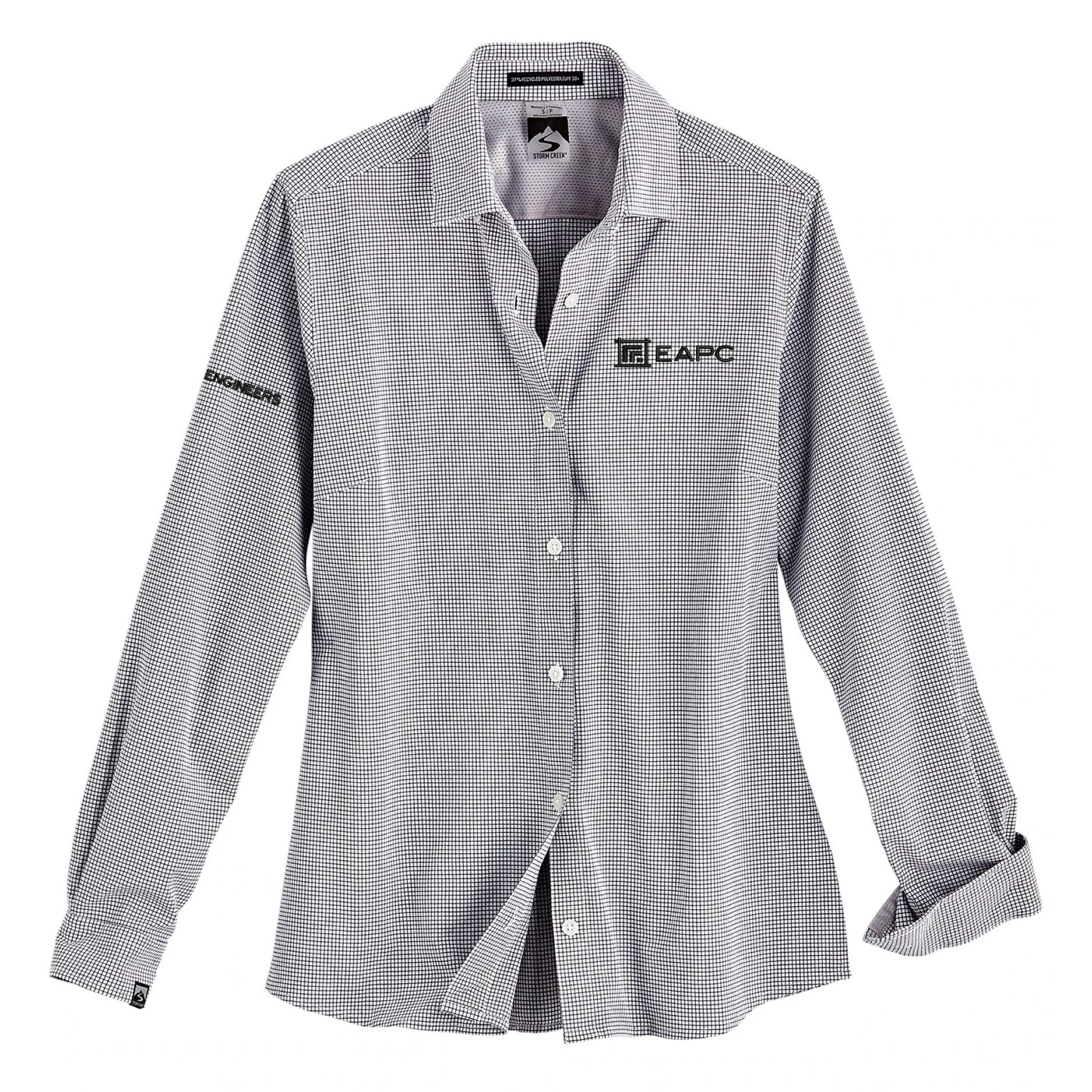 EAPC104. Storm Creek Windowpane Button Up