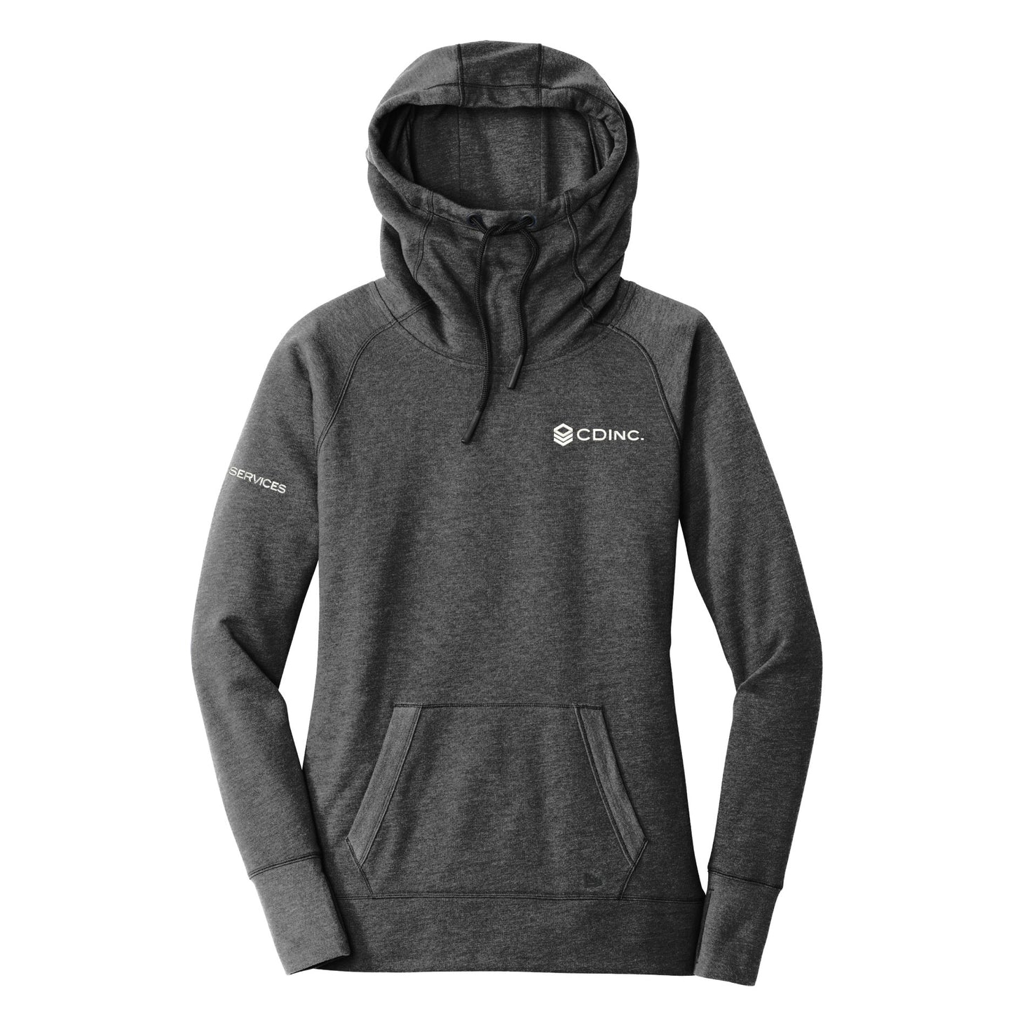 EAPC109. New Era® Ladies Tri-Blend Fleece Pullover Hoodie
