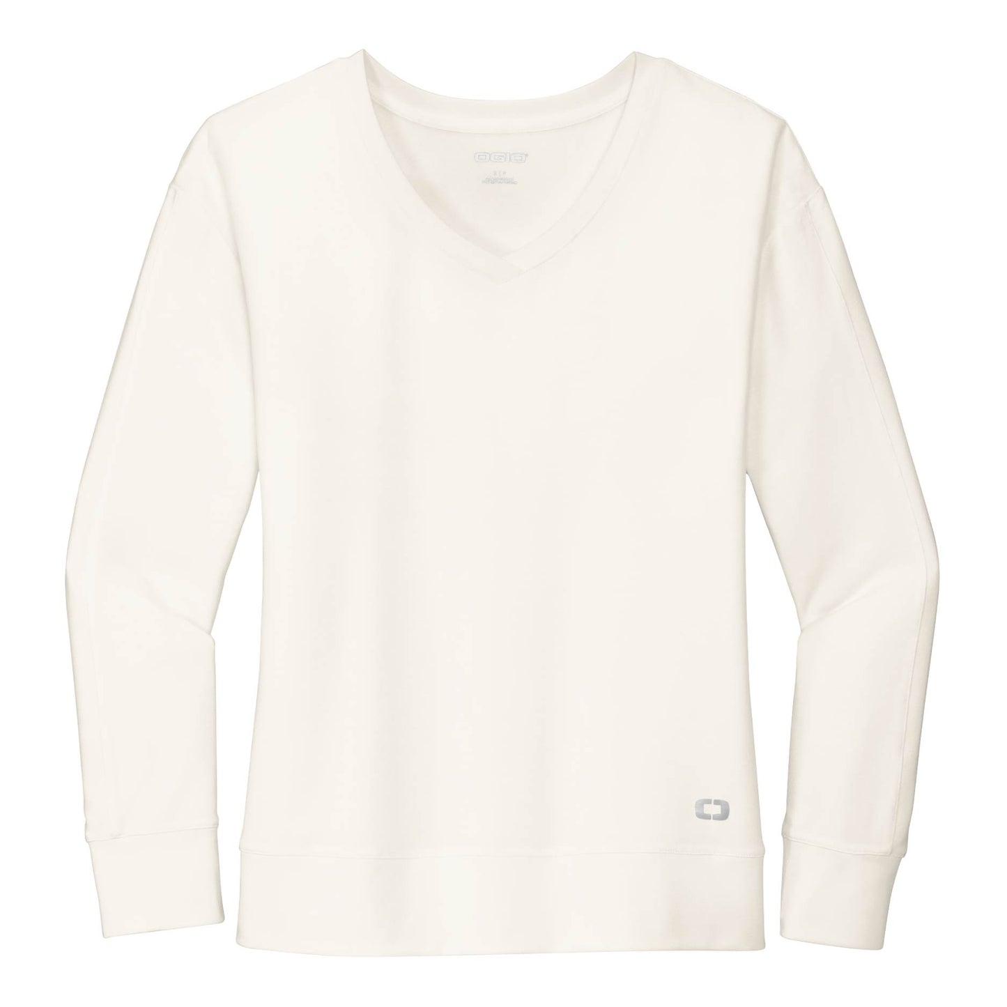 EAPC110. OGIO® Ladies Luuma Flex Long Sleeve V-Neck