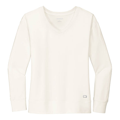EAPC110. OGIO® Ladies Luuma Flex Long Sleeve V-Neck