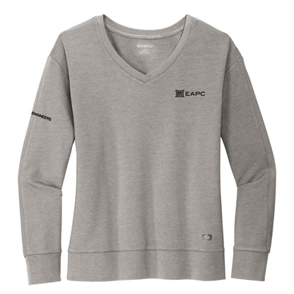 EAPC110. OGIO® Ladies Luuma Flex Long Sleeve V-Neck