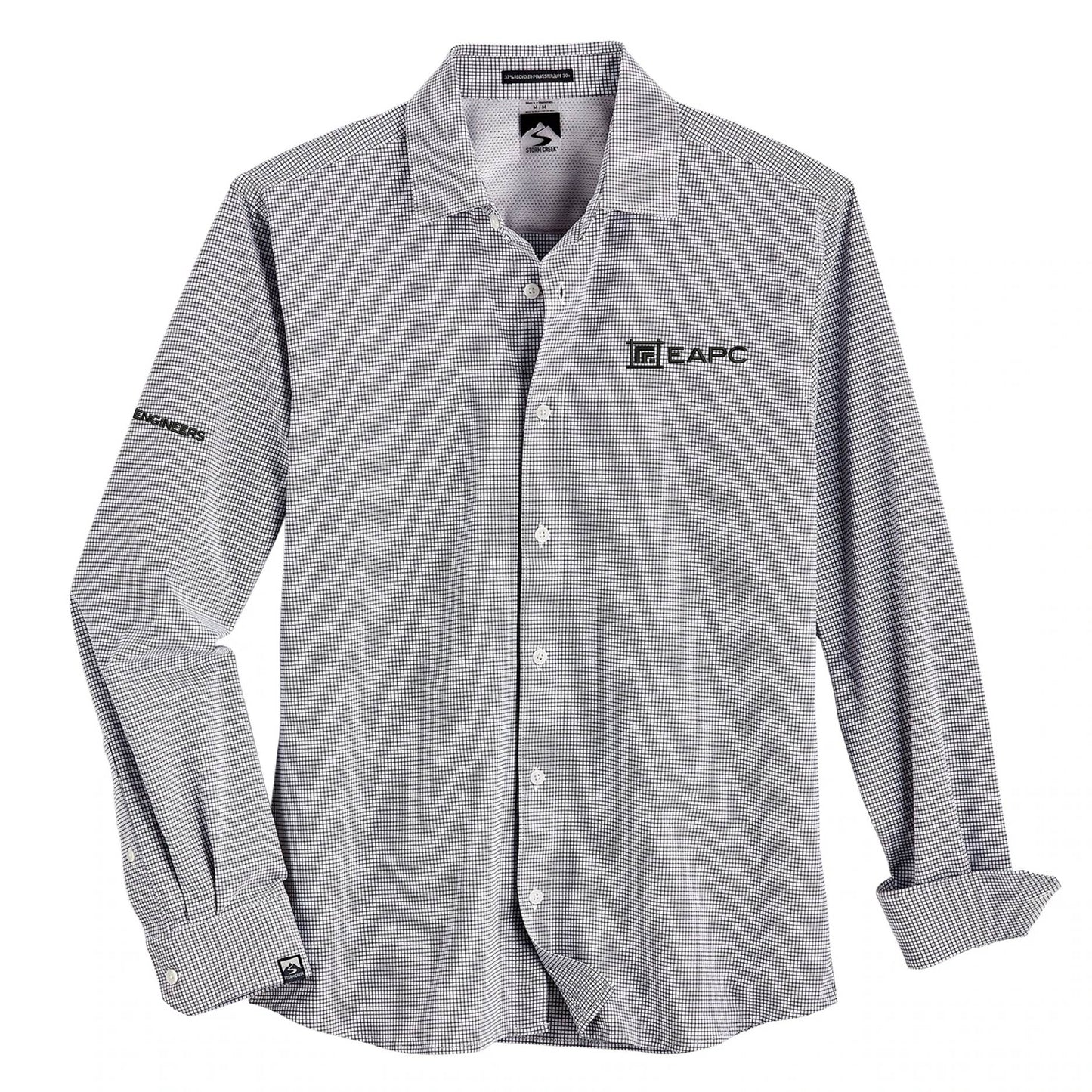 EAPC210. Storm Creek Windowpane Button Up