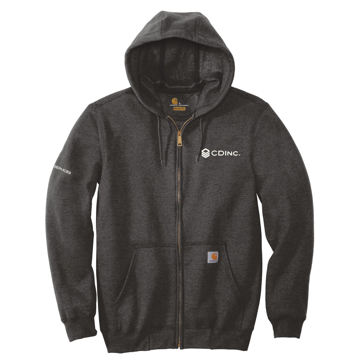 EAPC223. Carhartt® Midweight Hooded Zip-Front Sweatshirt