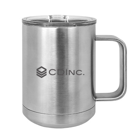 EAPC505. Polar Camel 15 oz. Vacuum Insulated Mug with Slider Lid