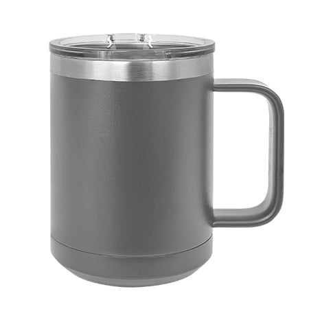 EAPC505. Polar Camel 15 oz. Vacuum Insulated Mug with Slider Lid