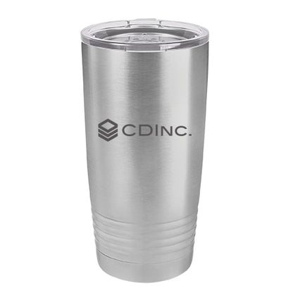 EAPC506. Polar Camel 20 oz. Ringneck Vacuum Insulated Tumbler w/Clear Lid