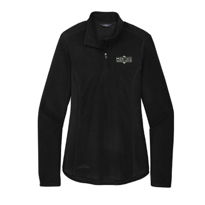 HI105. Eddie Bauer Ladies 1/2-Zip Microfleece Jacket