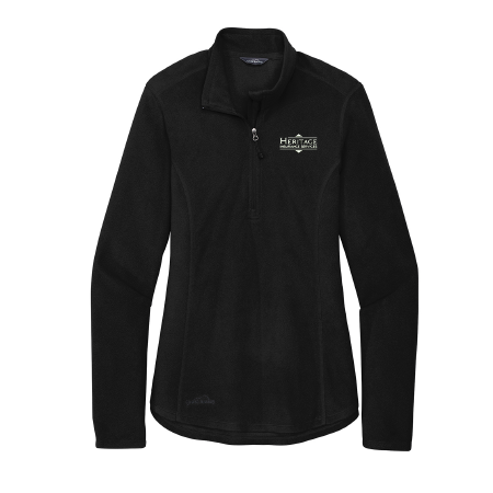 HI105. Eddie Bauer Ladies 1/2-Zip Microfleece Jacket