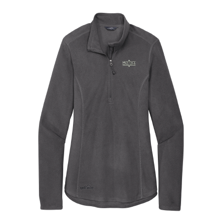 HI105. Eddie Bauer Ladies 1/2-Zip Microfleece Jacket