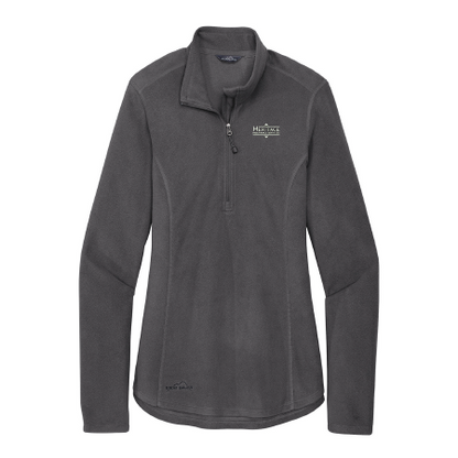 HI105. Eddie Bauer Ladies 1/2-Zip Microfleece Jacket