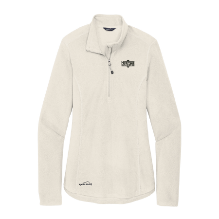 HI105. Eddie Bauer Ladies 1/2-Zip Microfleece Jacket