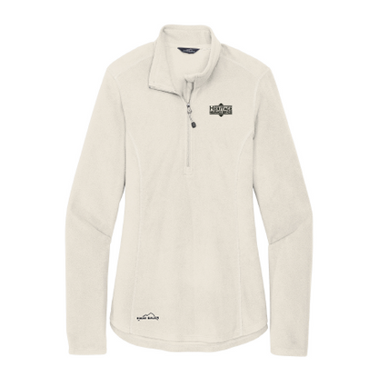 HI105. Eddie Bauer Ladies 1/2-Zip Microfleece Jacket