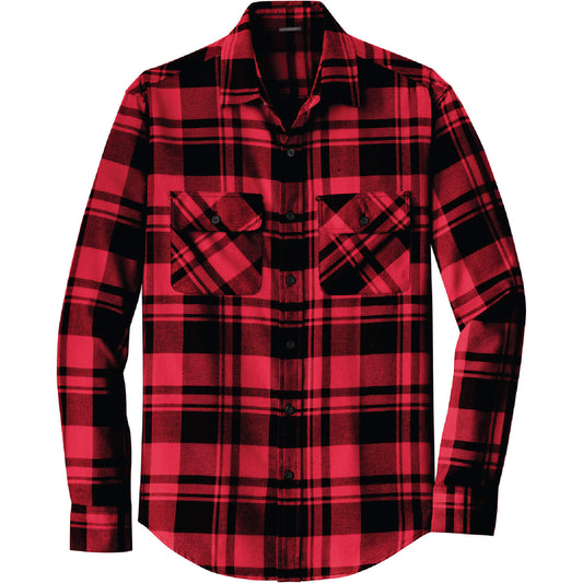 FLAG209. Men's Port Authority® Plaid Flannel Shirt