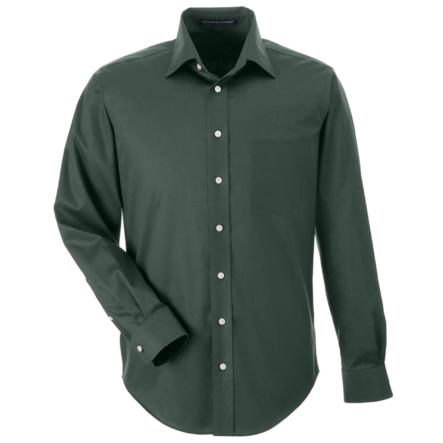SDX218. Men’s Solid Stretch Twill Dress Shirt