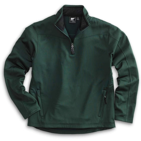 AS207. Men's White Bear 1/4-Zip Performance Pullover